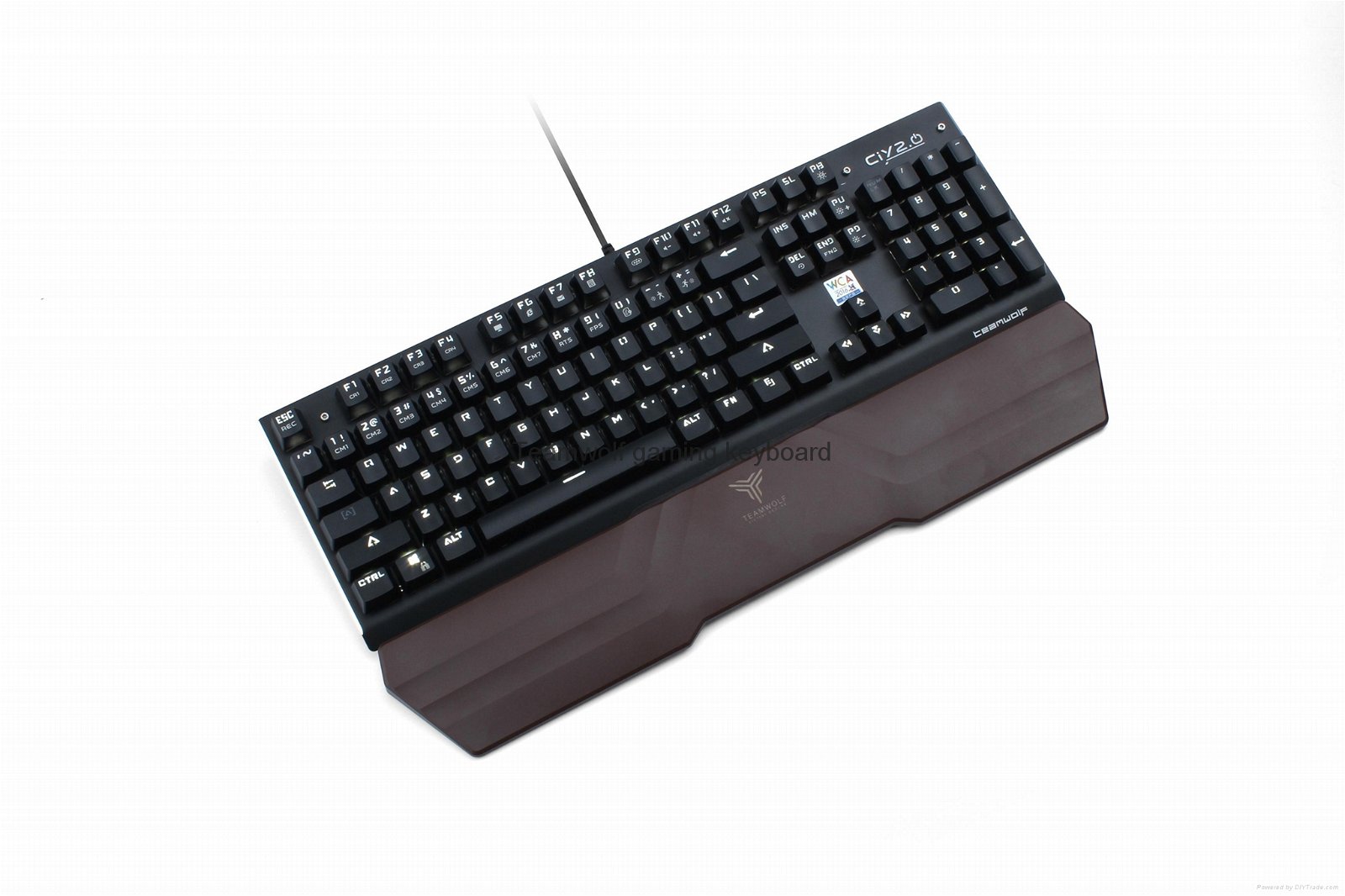 Arbiter-TEAMWOLF wired multiple luminescence mode gaming keyboard X09 4