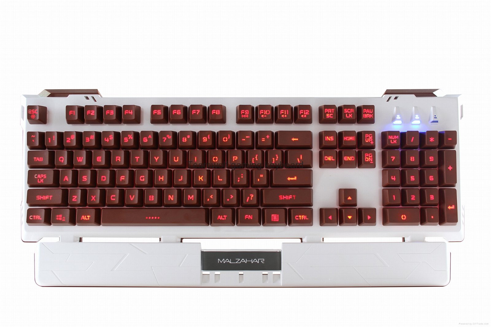 Arbiter-TEAMWOLF wired Membrain gaming keyboard with color Mixed light-AK616