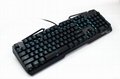 Arbiter-TEAMWOLF wired Membrain gaming keyboard with color Mixed light-G13 3