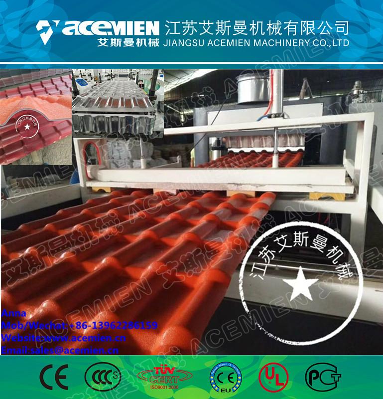 PVC+ASA/PMMA Glazed Tile Extrusion Line