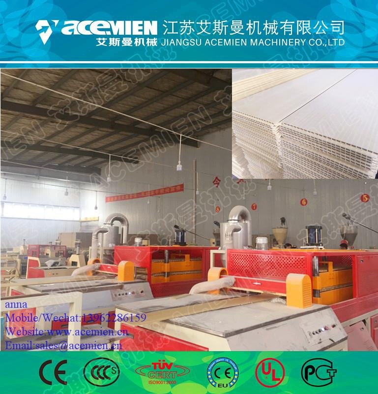 China Best supplier PVC wall decorative panel machine production line with CE ce