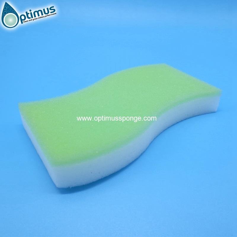 magic nano cleaning melamine sponge eraser with PU sponge factory sell