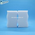 3 layers melamine sponge compostite with blue pu sponge  2