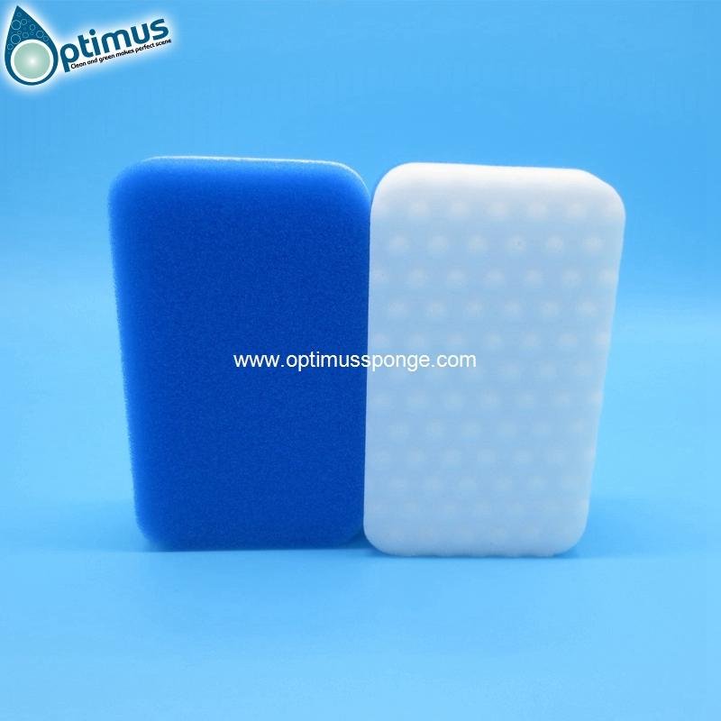 Customized wave special shaped melamine sponge  3