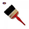 Pig bristles Paint brush with plastic handle  2