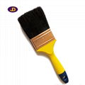 Pig bristles Paint brush with plastic handle 