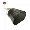 Imitation pig bristle hollow wave brush filament