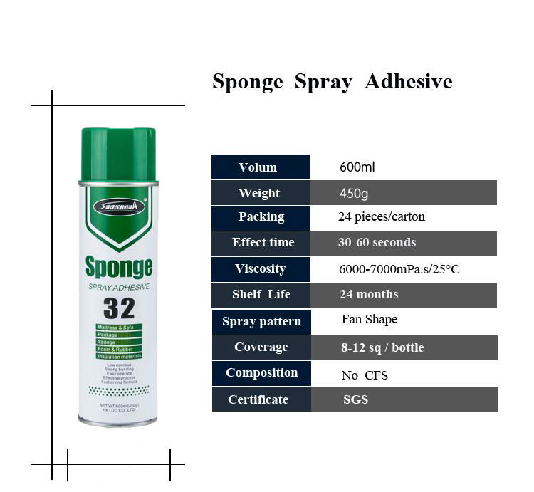 Furniture sofa mattress spray adhesive with good price 