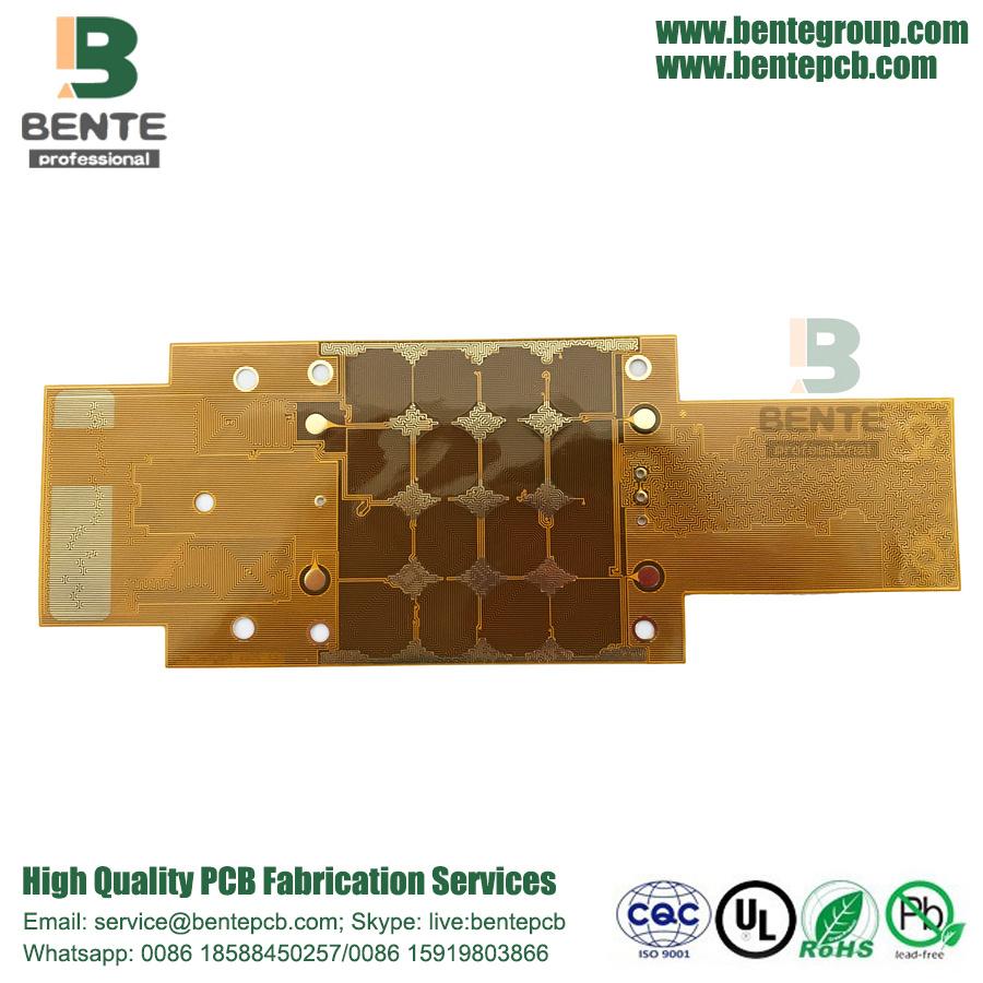 2Layers Flexible PCB ENIG Material DuPont PI 3