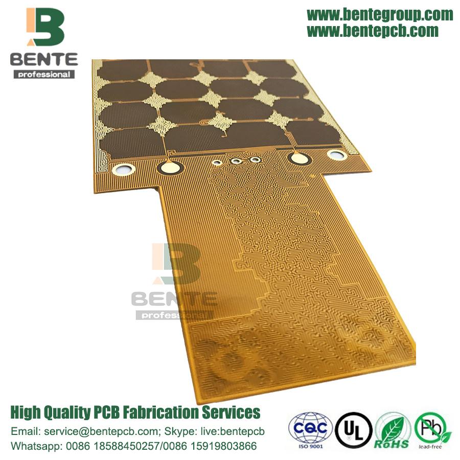 2Layers Flexible PCB ENIG Material DuPont PI