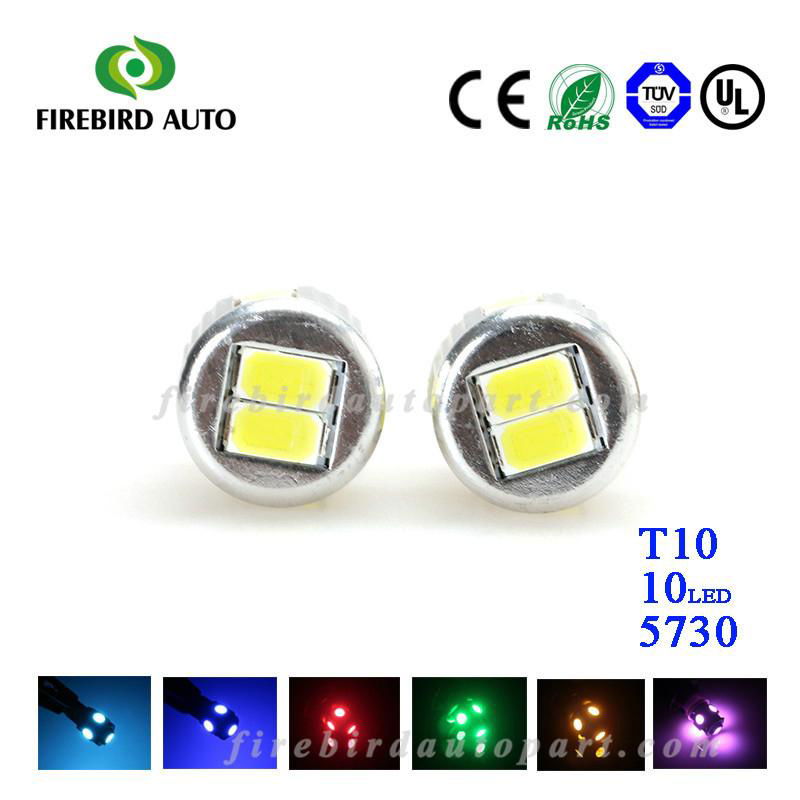 T10 5630 10SMD with lens Canbus 12v led car high lumens super CANBUS led car bul 2