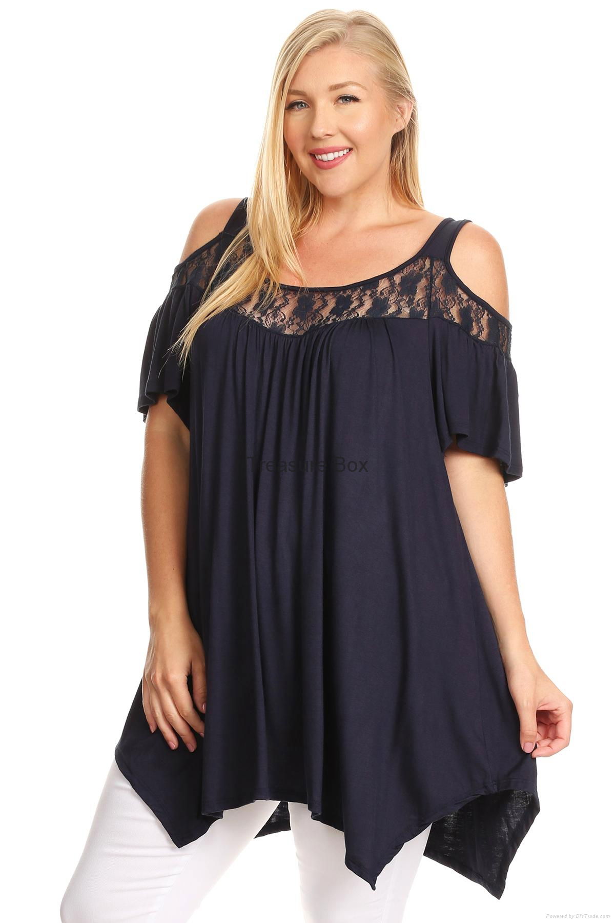 Women's plus size top tunic plus size 3