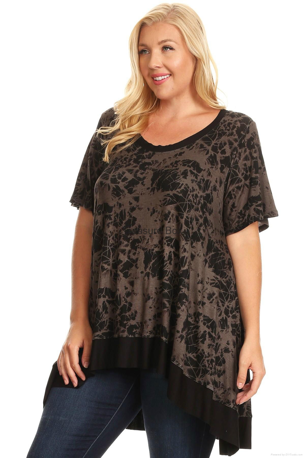 Women's plus size top tunic plus size 5