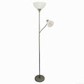 Simple Designs LF2000-S    loor Lamp with Reading Light, Silver 1