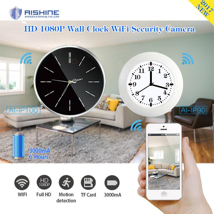 2.0 mega fhd 1080p wifi wall clock hidden camera 2