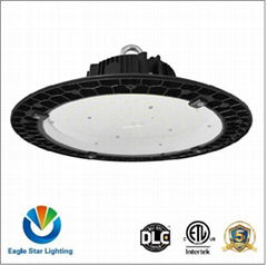  160LPW DLC Premium ETL cETL 100-277V AC 100W LED UFO High Bay Light