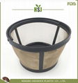 Permanent Basket Style Gold Tone Coffee Filter 3