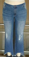 Women's straight  leg stretch Jean