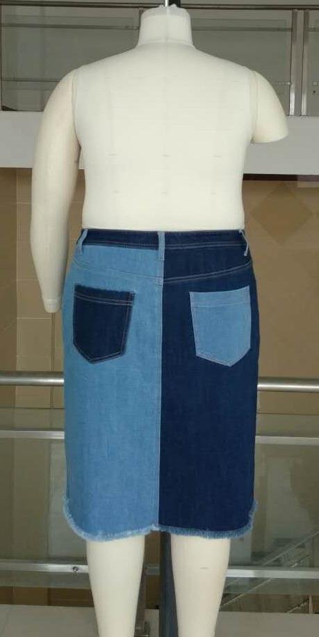 Women's denim short skirt 2