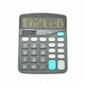 12 Digit Dual Power Electronic Desktop Calculator 3