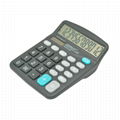 12 Digit Dual Power Electronic Desktop Calculator 2