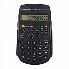 Battery powered 10 digits pocket scientific calculator