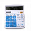 12 Digits Dual Power Basic Electronic Calculator 2