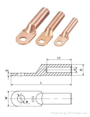  DT copper  terminal connector cable lug connector 3