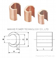 Copper C Clamp C type copper connector clamps Copper C Crimps connector