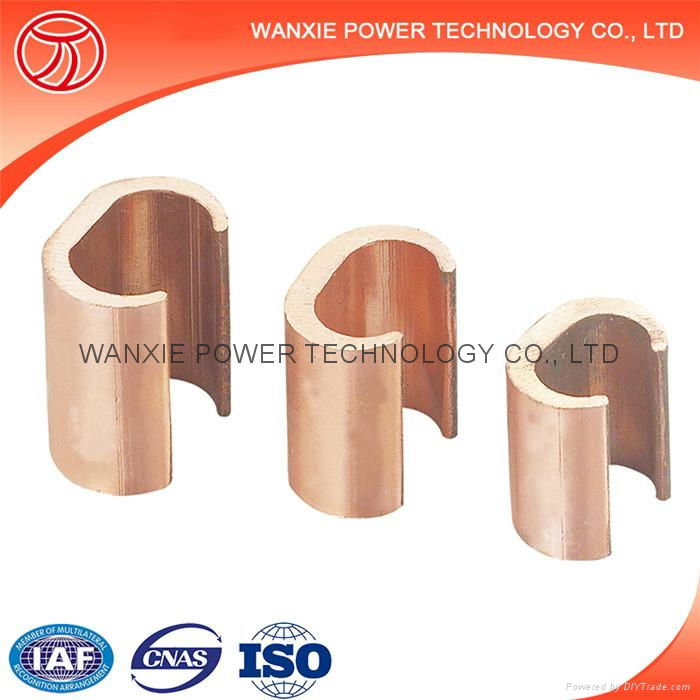 Copper C Clamp C type copper connector clamps Copper C Crimps connector 2