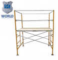 Frame scaffolding system hot dip galvanized Pre-galvanized scaffolding with walk