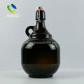 64 oz glass growler with ceramic swing