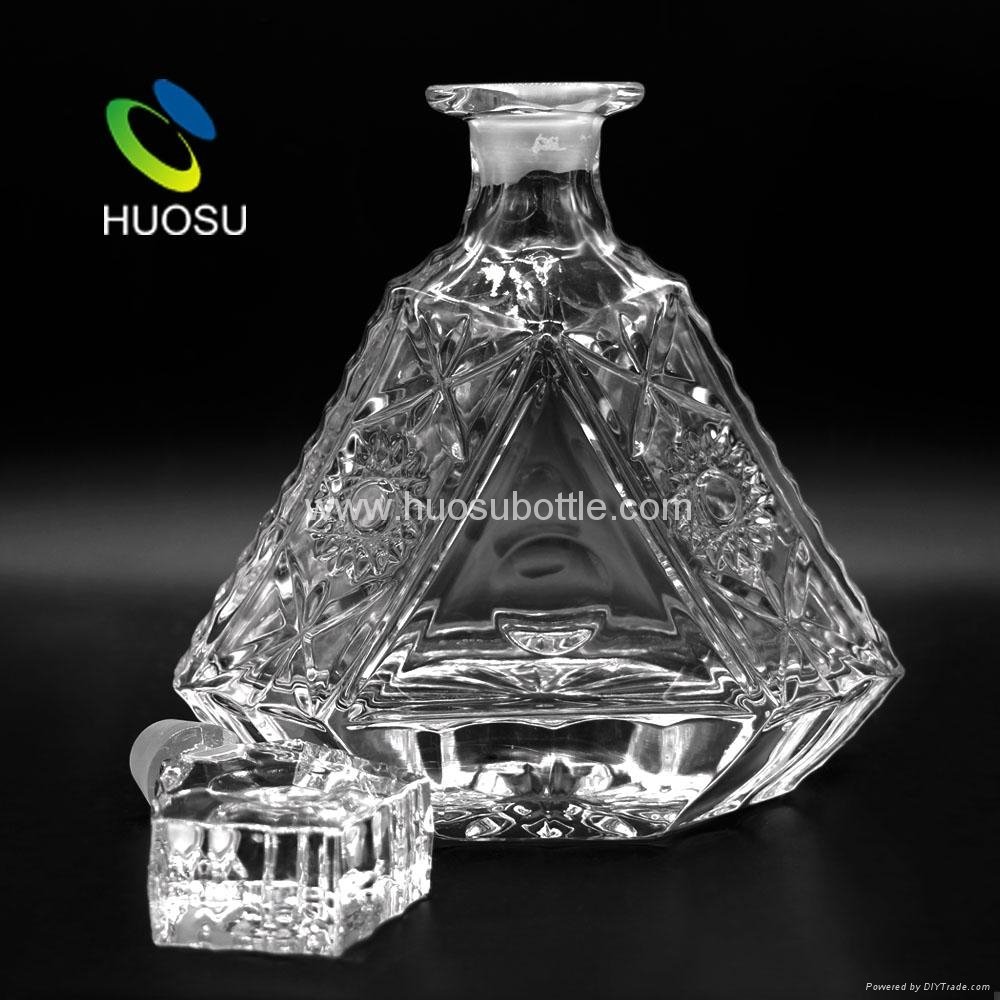 wholesale 700 750 ml crystal bottle whisky decanter 2