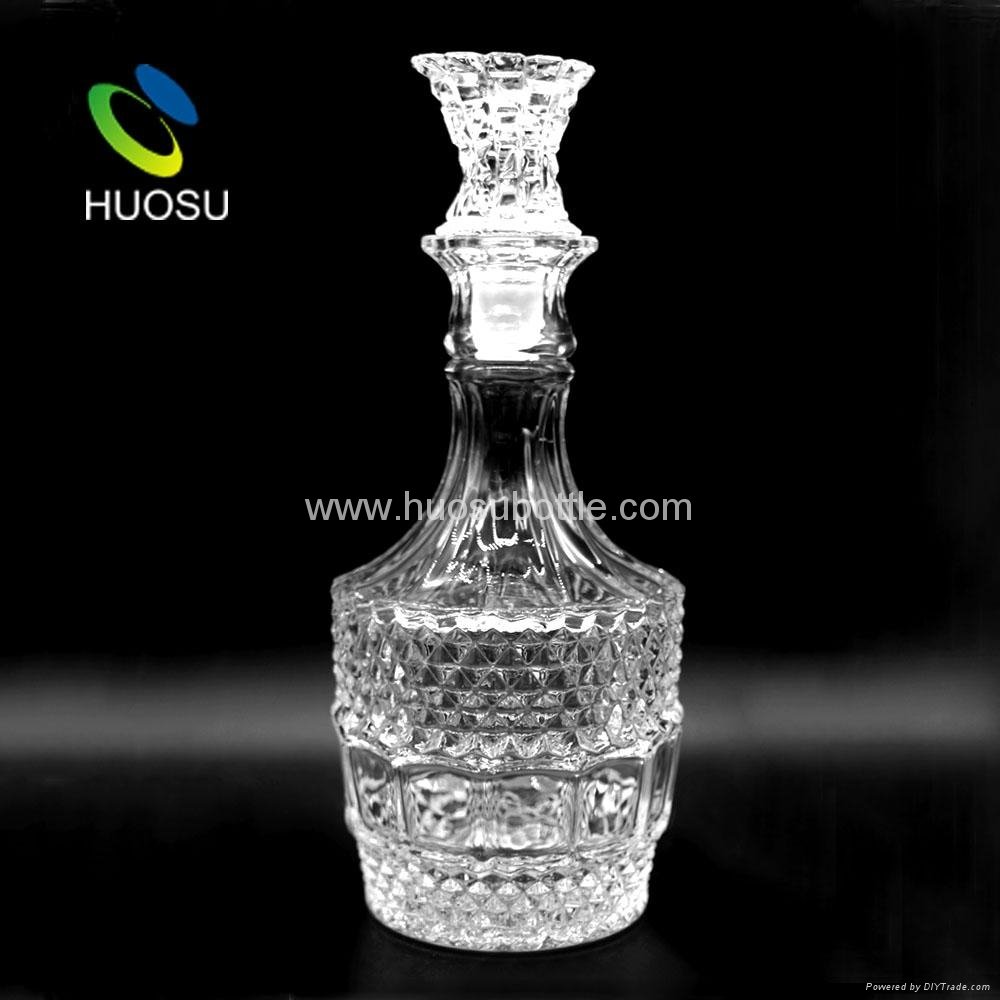 wholesale 700 750 ml crystal bottle whisky decanter 5