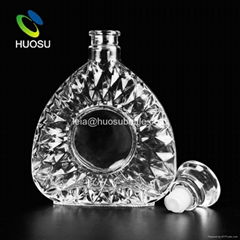 wholesale glass liquor bottle