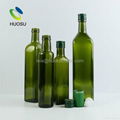 wholesale green glass olive oil bottle 1