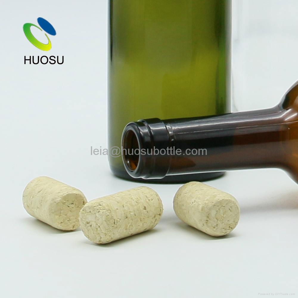 wholesale 750 ml Bordeaux glass wine bottle 3