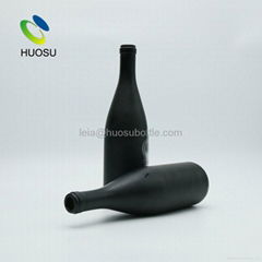 wholesale 750 ml Burgundy glass wine bottle