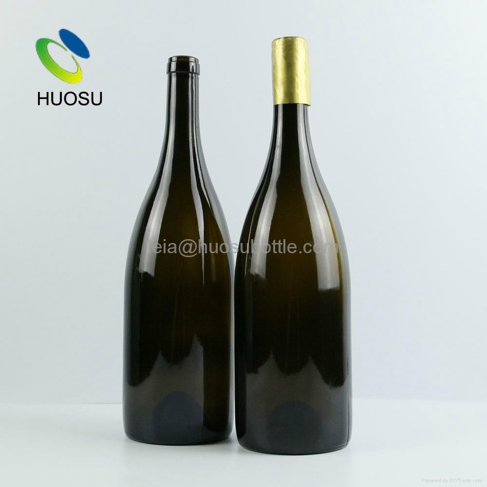 wholesale 1500 ml  glass wine bottle