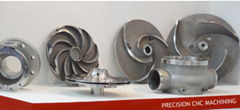 Pump made by investment casting process 