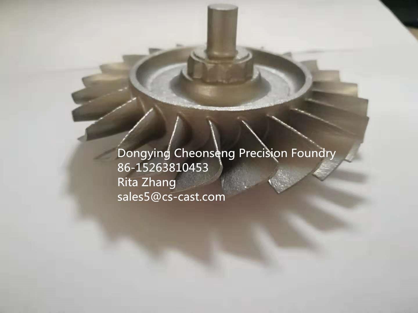 Pump made by investment casting process  4