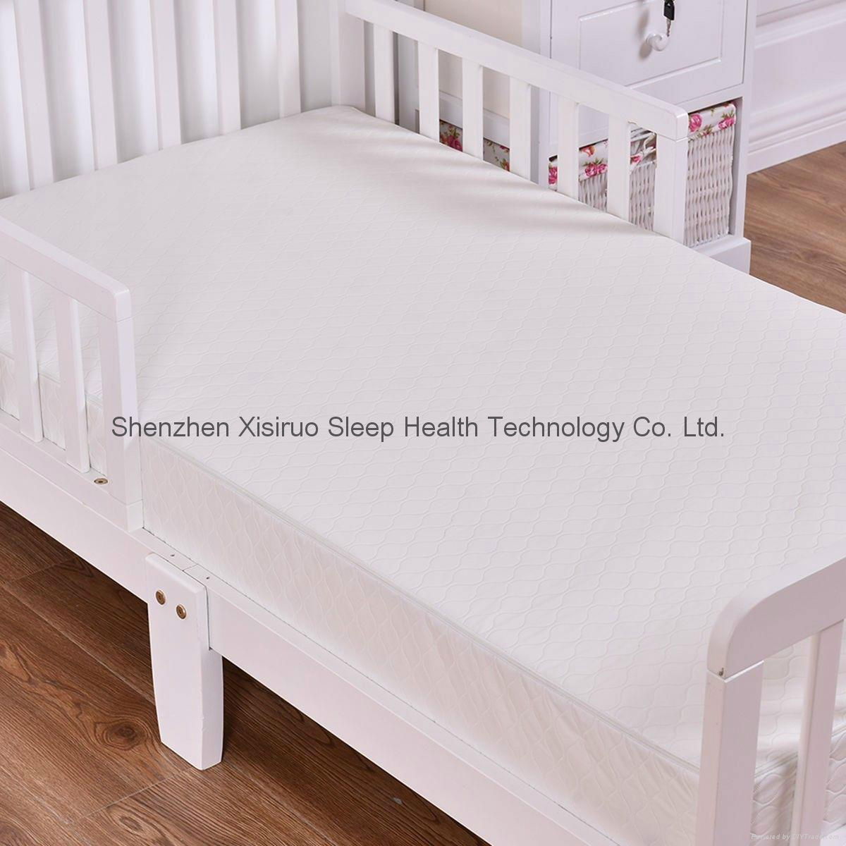 Baby Crib Memory Foam Mattress Premium Hypoallergenic Plush Bed Cover Waterproof 2