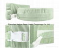 NEW BABY BREAST FEEDING SUPPORT MEMORY FOAM PILLOW W ZIP COVER GREEN WASHABLE $ 1