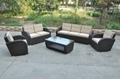 Modern Aluminium PE Rattan Sofe Set Furniture 2