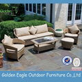 1.2 mm aluminum tube frame rattan furniture 1