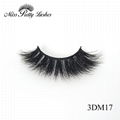 High volume thick dark mink 3d eyelashes 3