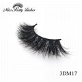 High volume thick dark mink 3d eyelashes 2