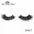 High volume thick dark mink 3d eyelashes 1