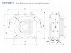 Gearless Elevator Traction Machine With Block Brake