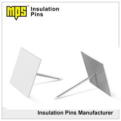 12Gauge 1-5/8" long 50*50mm stuck up self stick adhesive insulation pin